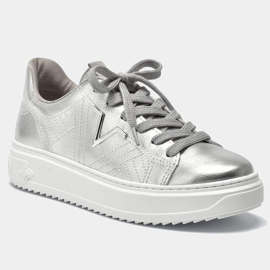 Tênis Casual Prata 055-003-01