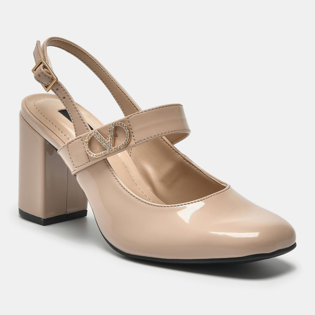Sapato Slingback Bege 062-022-01