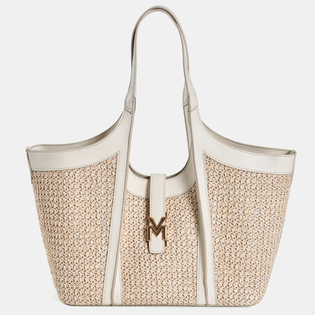 Bolsa Tote grande Off white B1-318-01