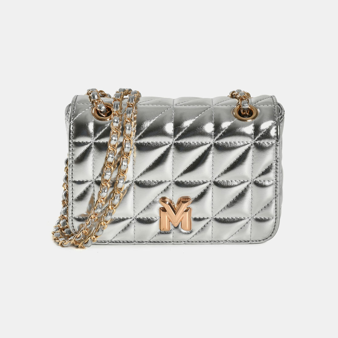 Bolsa Crossbody Prata B1-309-01