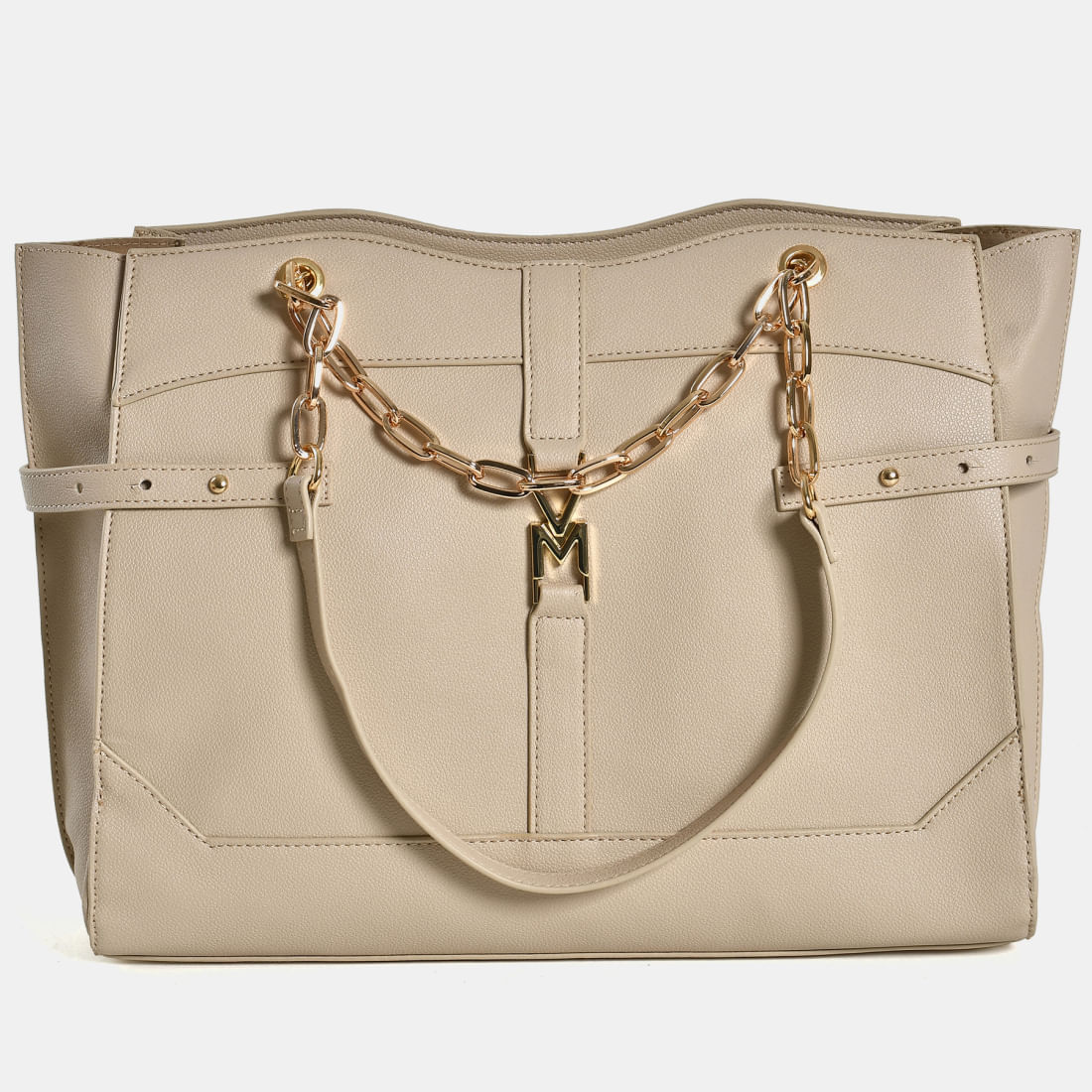 Bolsa Shopper grande Bege B2-709-01