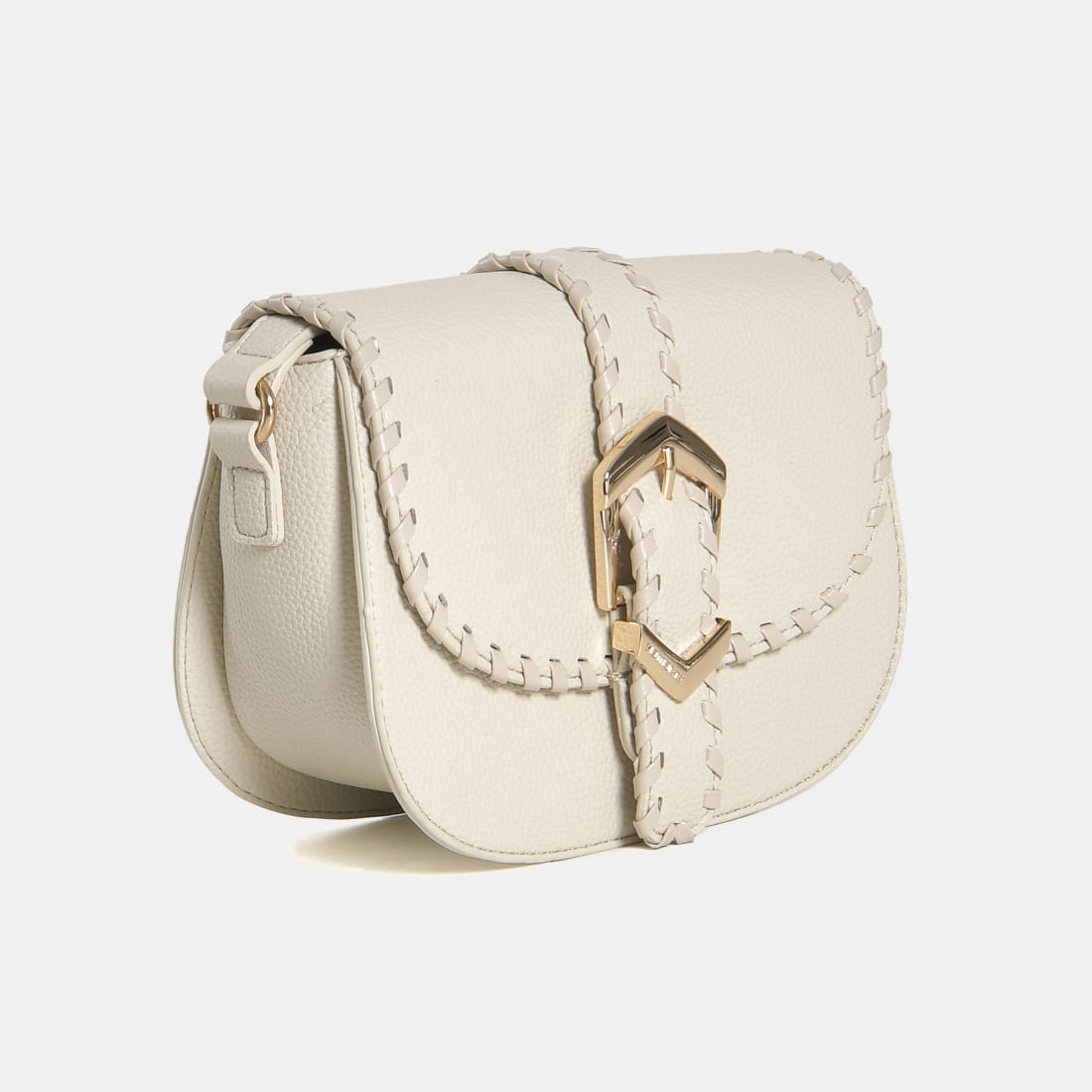 Bolsa Crossbody média Off white B1-340-01