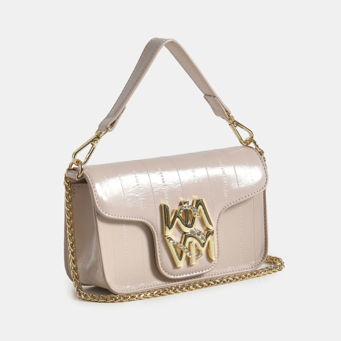 Bolsa Crossbody pequena Off white B2-731-01