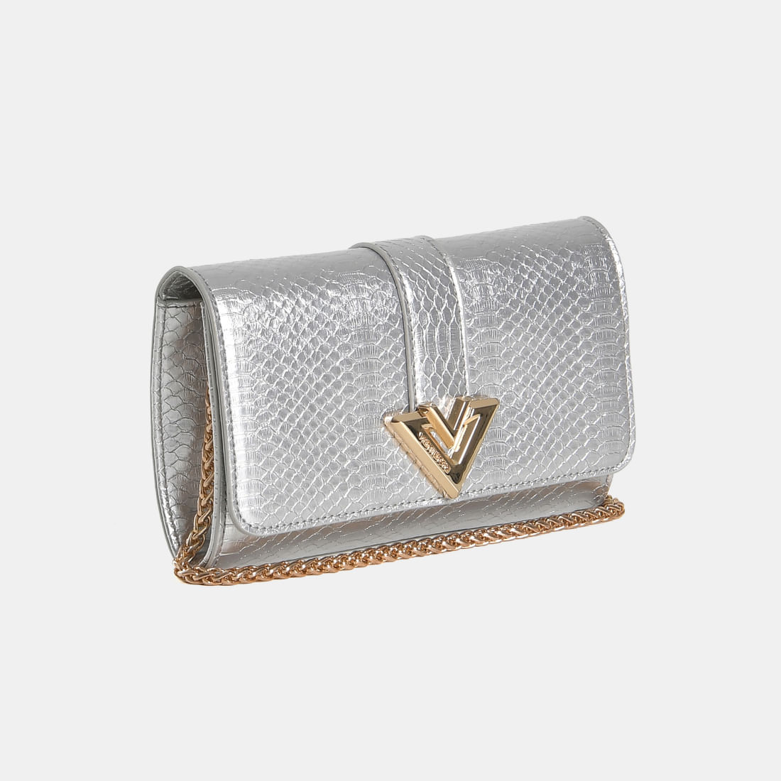Bolsa Tiracolo pequena Prata B1-330-01