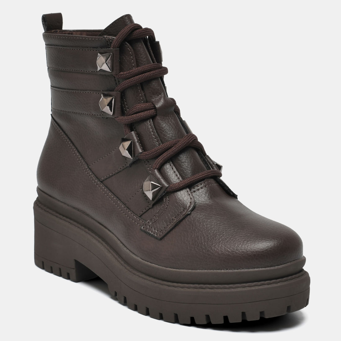 Bota Biker Tratorada Marrom 005-003-01
