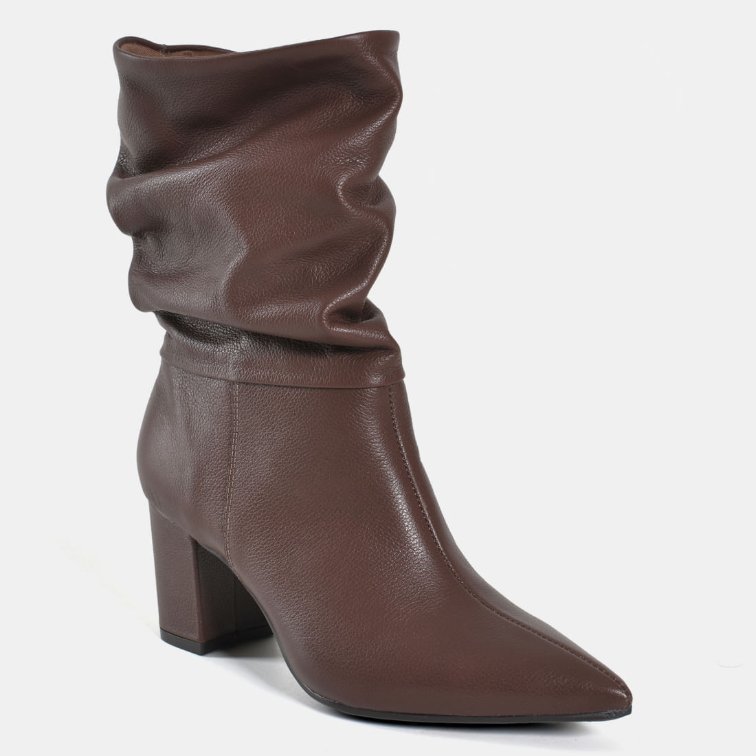 Bota Social de Couro Marrom 236-015-01